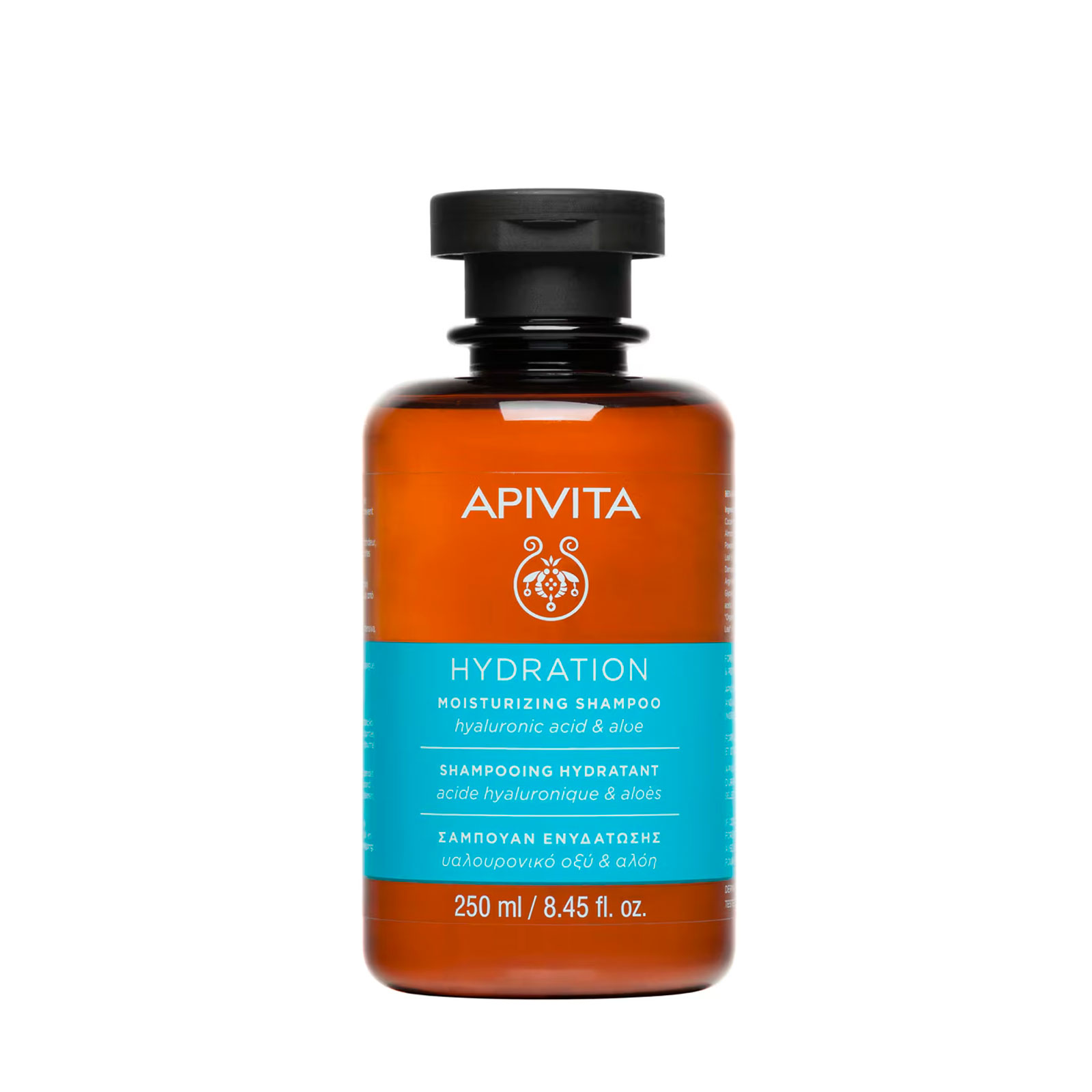 Apivita Champu Hidratante Hydra Hialuronico Miel 250 Ml
