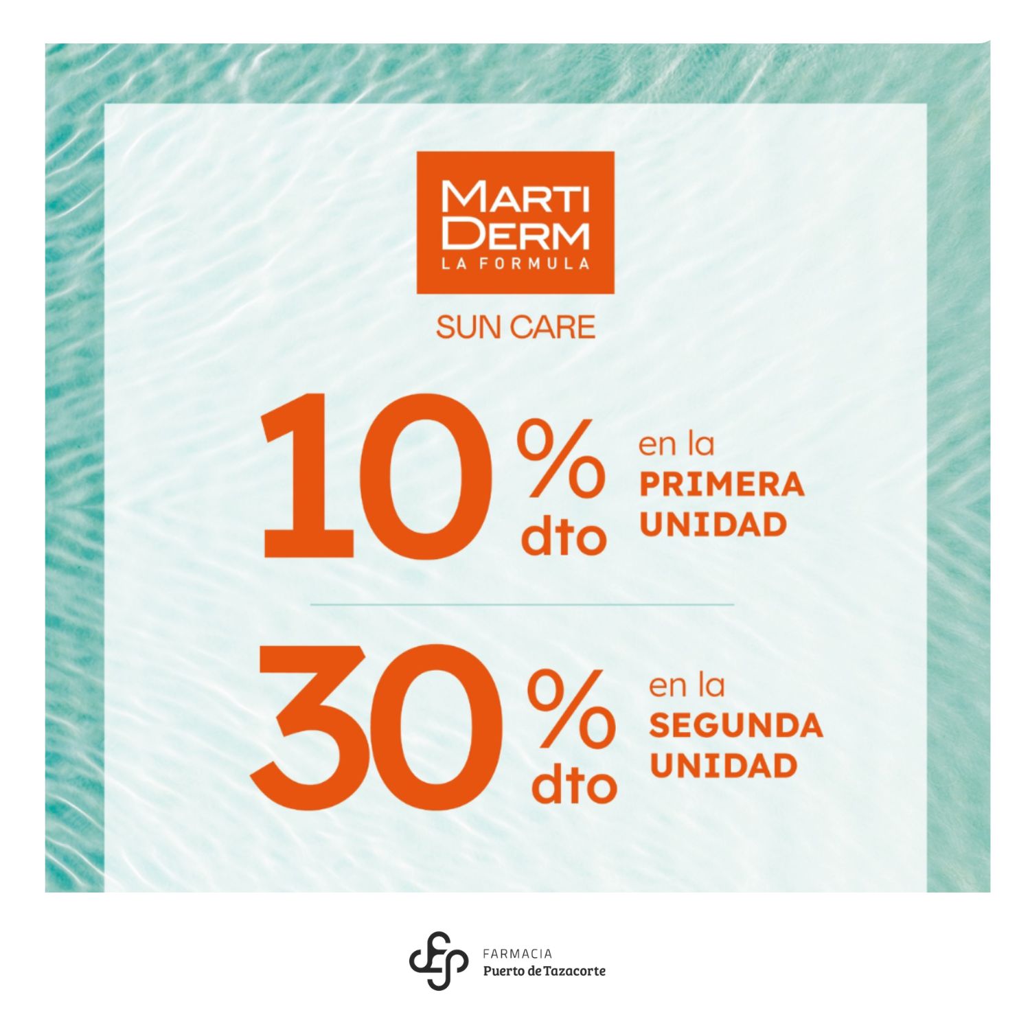 Promoción MartiDerm Sun Care: hasta un 30% de descuento en tu rutina solar
