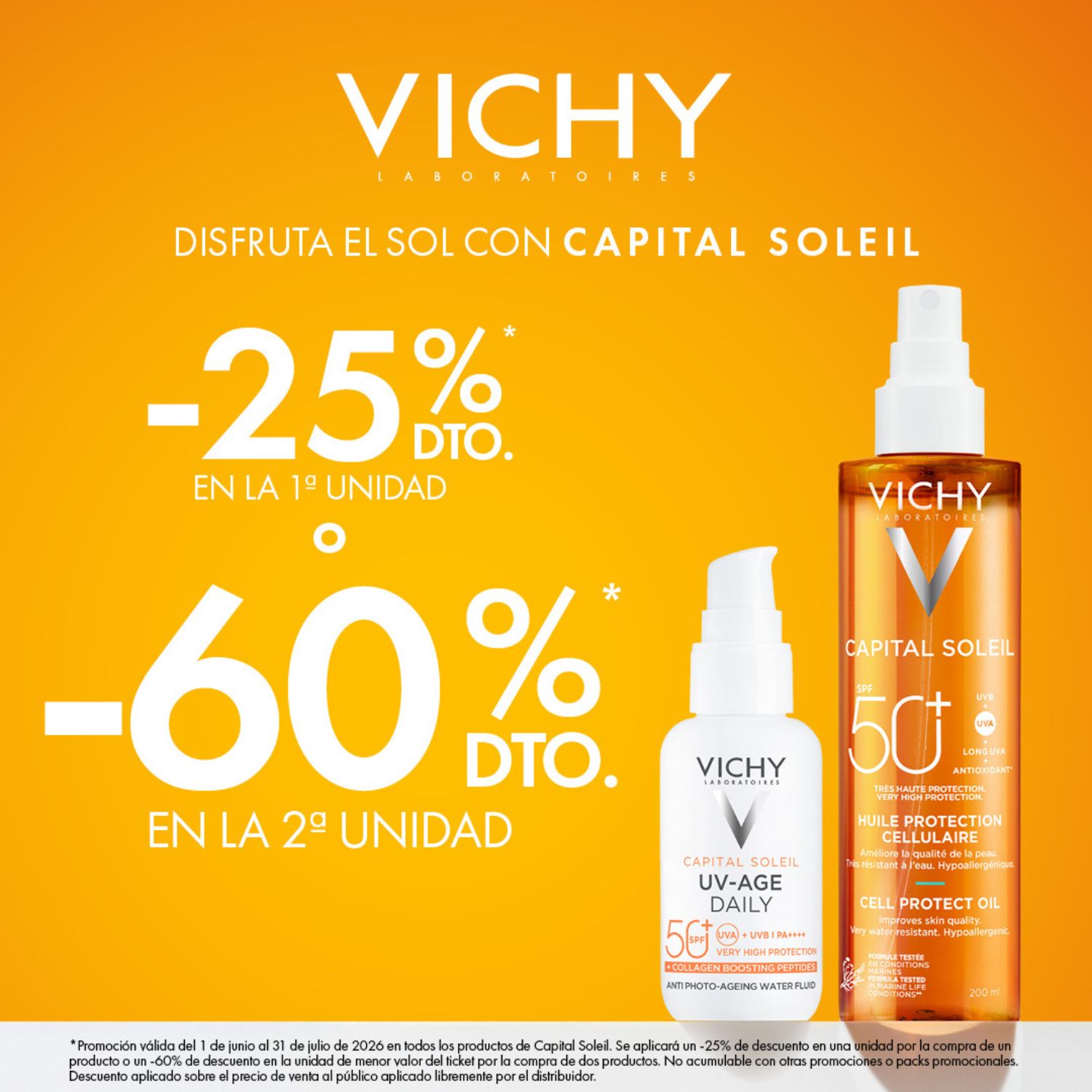 promoción Vichy Capital Soleil
